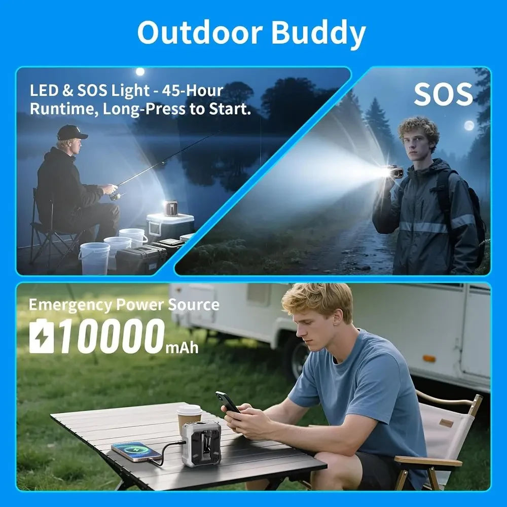 Portable Clip-On Tent Fan