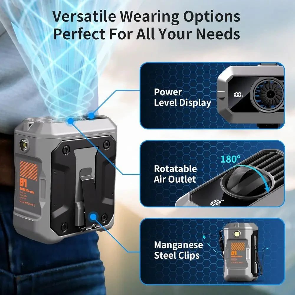 Portable Clip-On Tent Fan