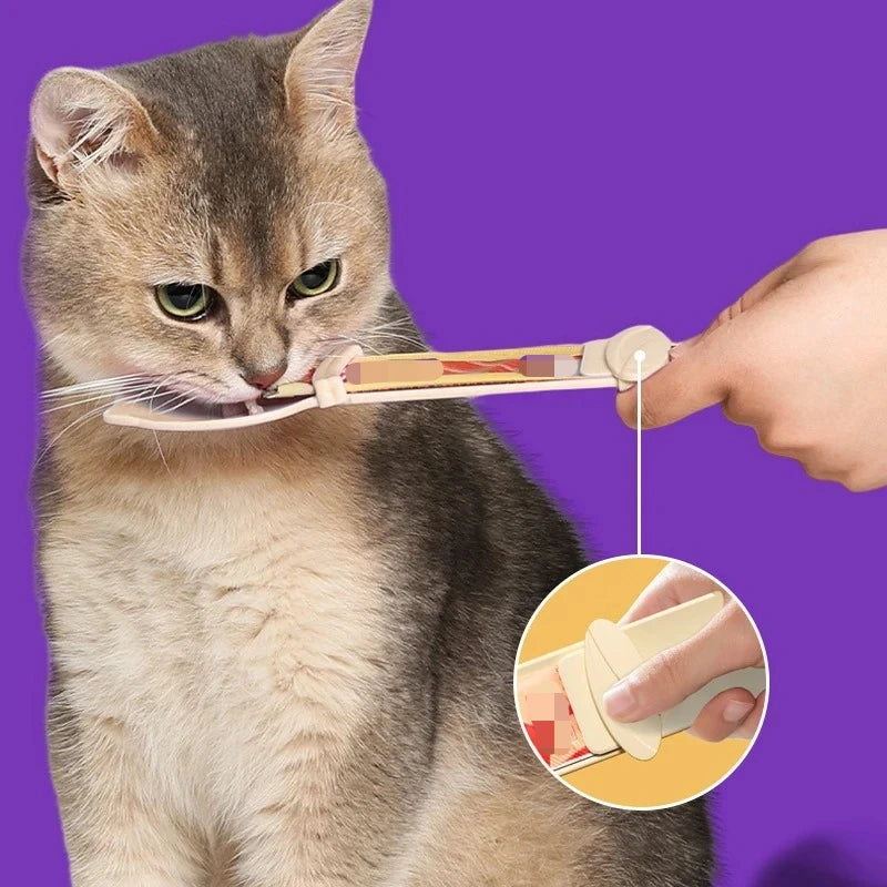 Cat Treat Squeeze Spoon