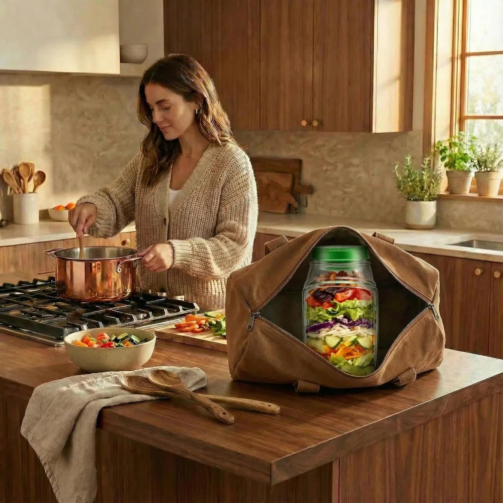 Leakproof Portable Salad Container