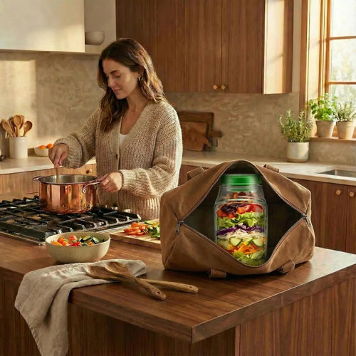 Leakproof Portable Salad Container
