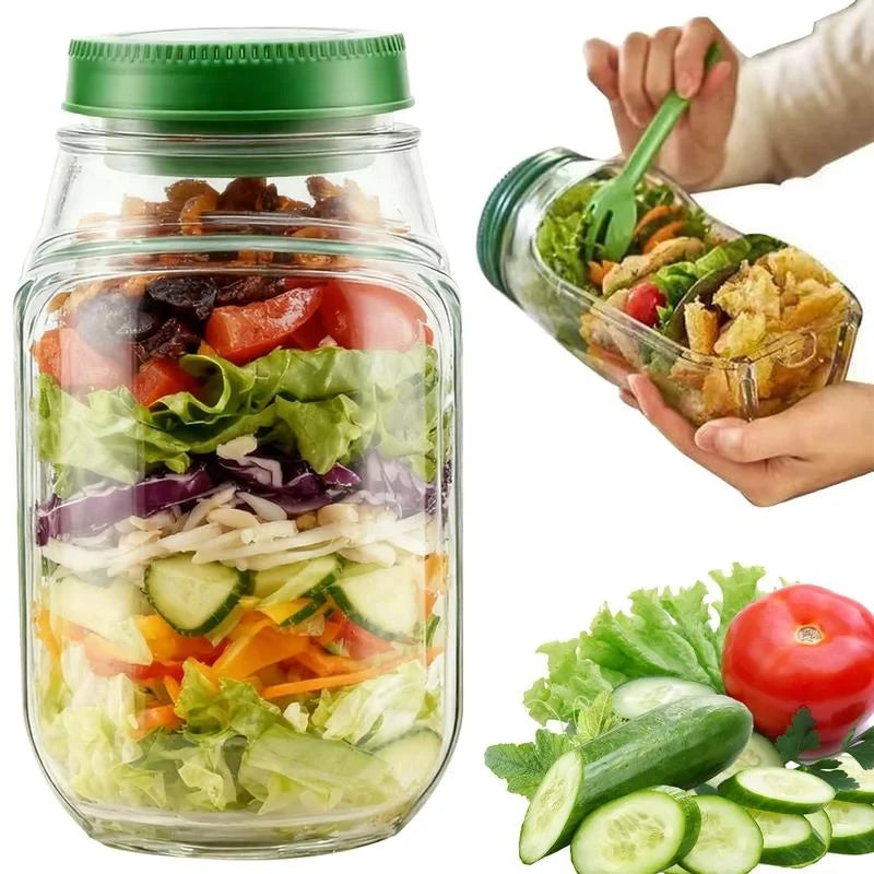Leakproof Portable Salad Container