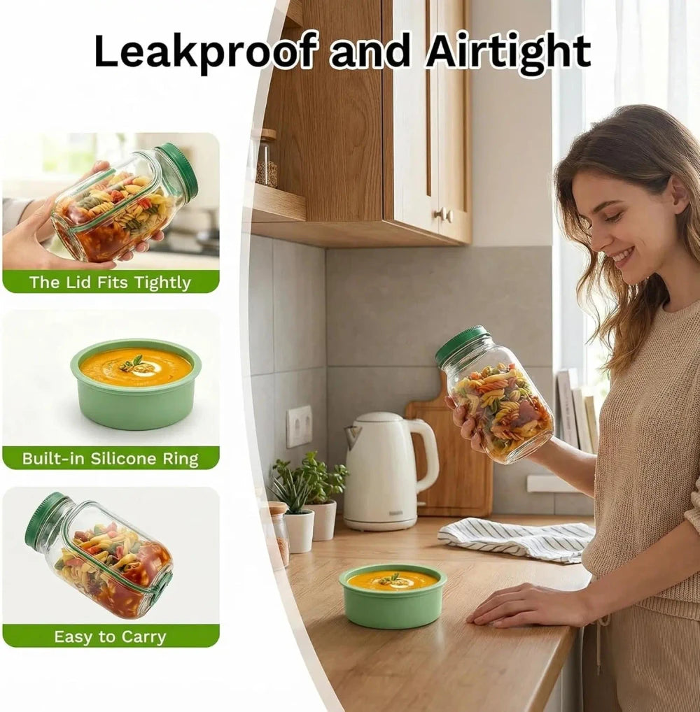 Leakproof Portable Salad Container